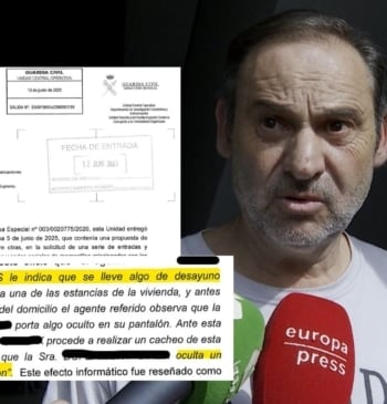 El registro en la casa de Ábalos: 34 dispositivos y una mujer [...]