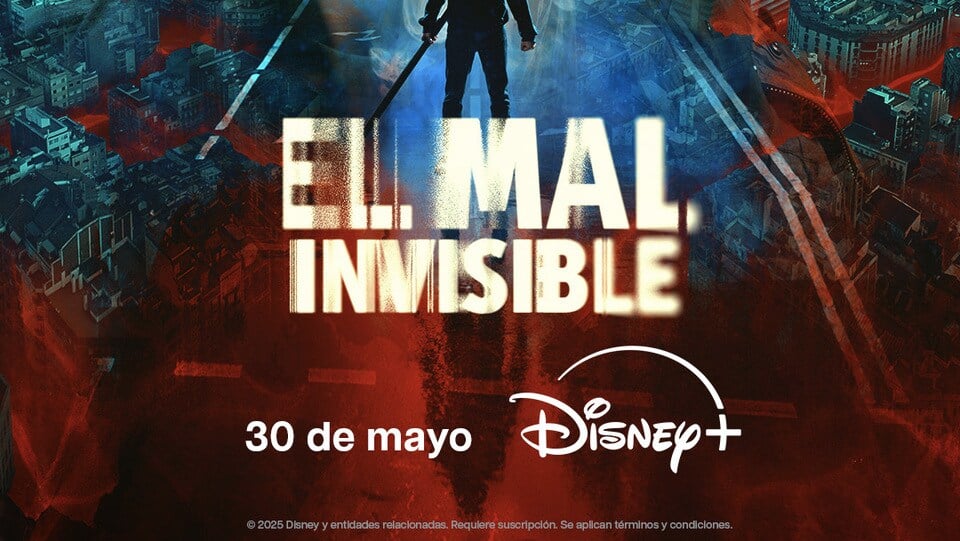Cartel de la nueva serie de Disney+, 'El mal invisible'