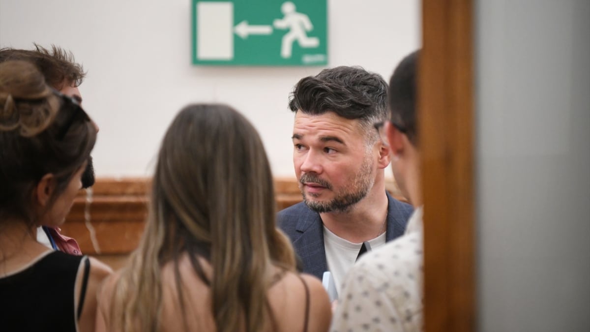 El diputado y portavoz de ERC en el Congreso, Gabriel Rufián