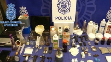 Detienen a un grupo criminal dedicado a la fabricación y distribución de drogas de diseño
