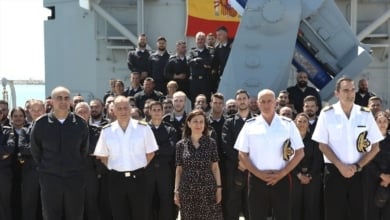 La fragata 'Reina Sofía' vuelve a España tras cinco meses en la operación Atalanta