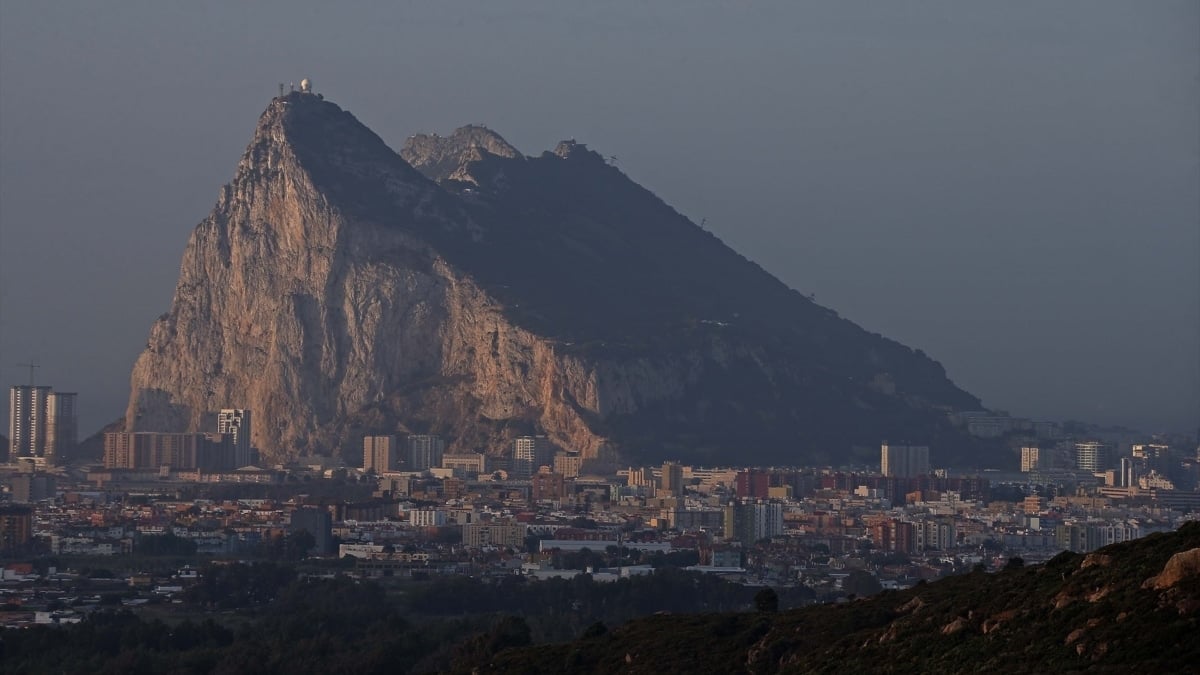 Detalle del Peñón de Gibraltar, en una imagen de 2023.
