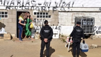 Evacúan a tres personas tras incendio en edificio abandonado de Cuenca