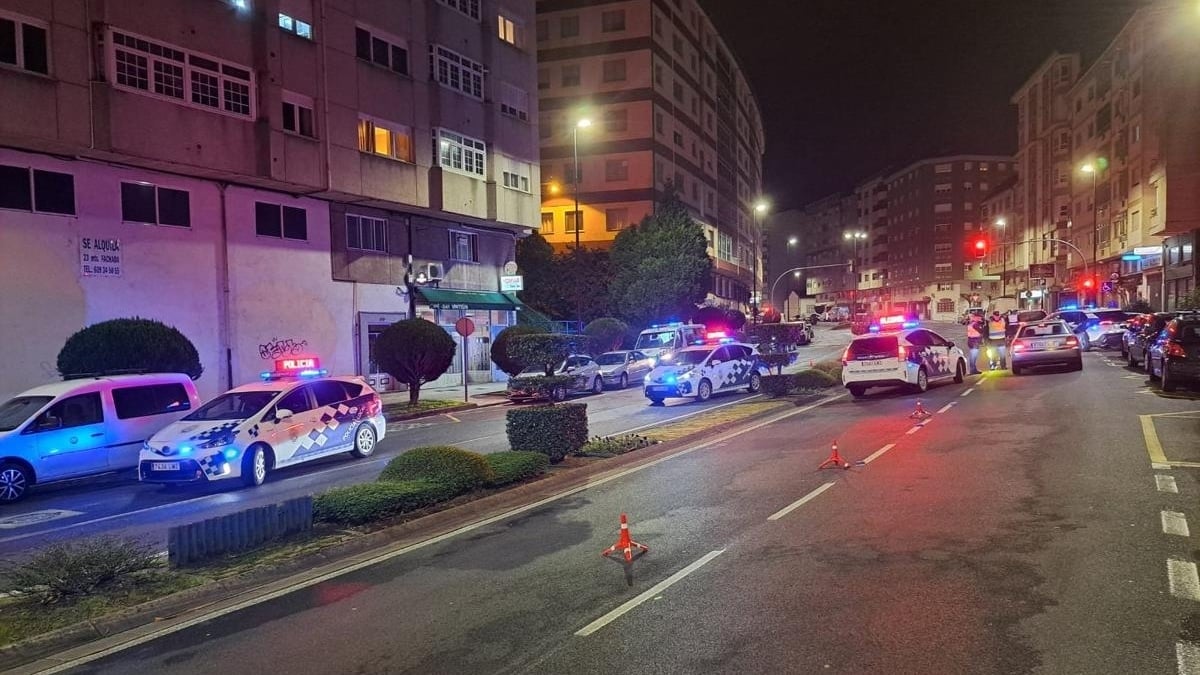 Detienen en Lugo a mujer que agredió a agentes tras negarse a prueba de alcohol
