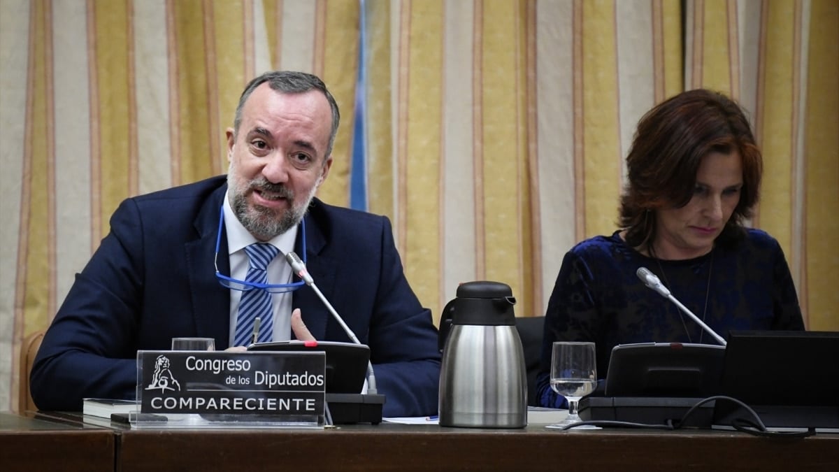 El exsecretario de Estado de Seguridad Francisco Martínez en la comisión del Congreso de la 'Operación Cataluña' el pasado mes de octubre de 2024