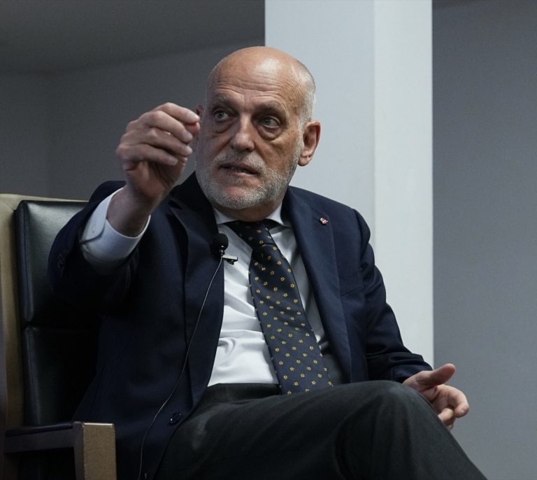 Javier Tebas: "Dedico más del 50 por ciento de mi tiempo a la lucha contra la piratería"