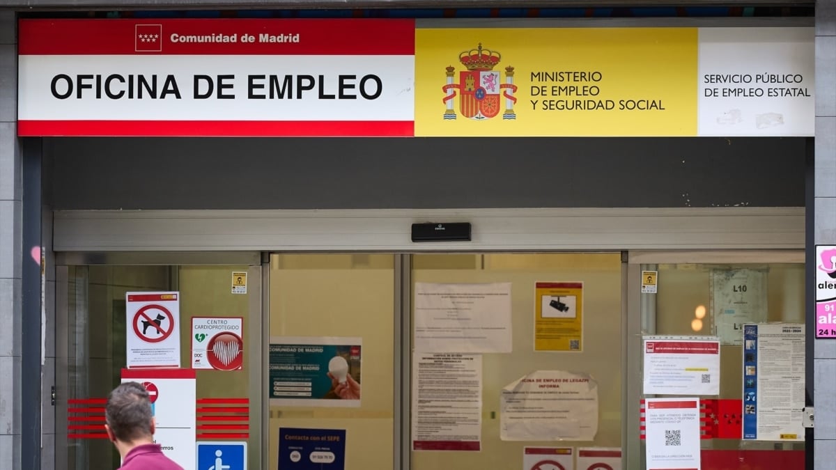 Entrada de una oficina del SEPE