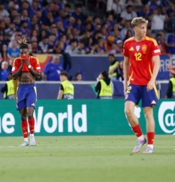 Mbappé se encaró con Huijsen tras el España-Francia