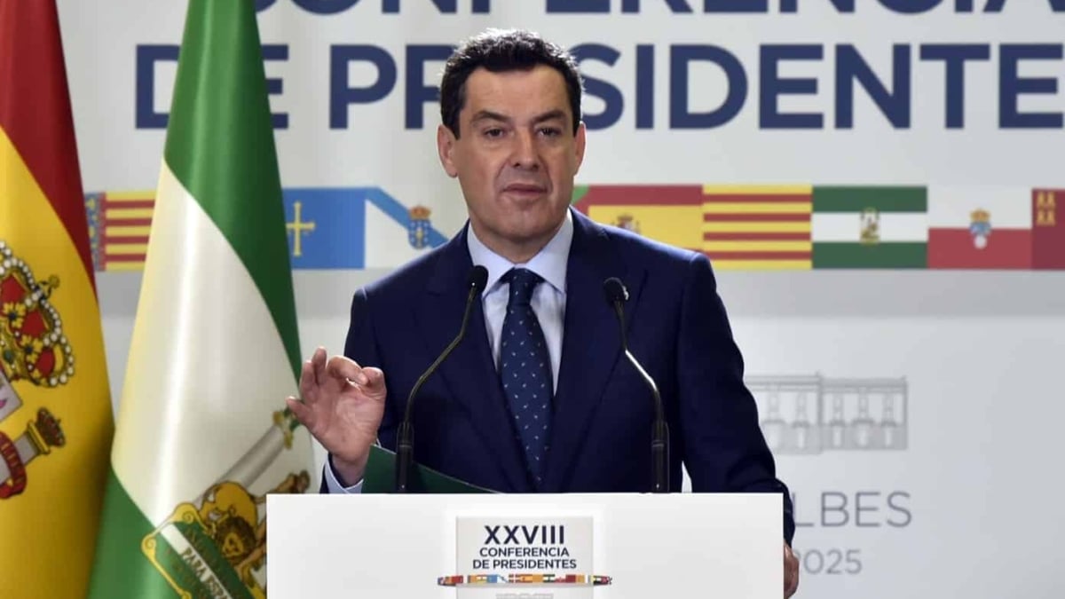 Juan Manuel Moreno, presidente de la Junta de Andalucía.