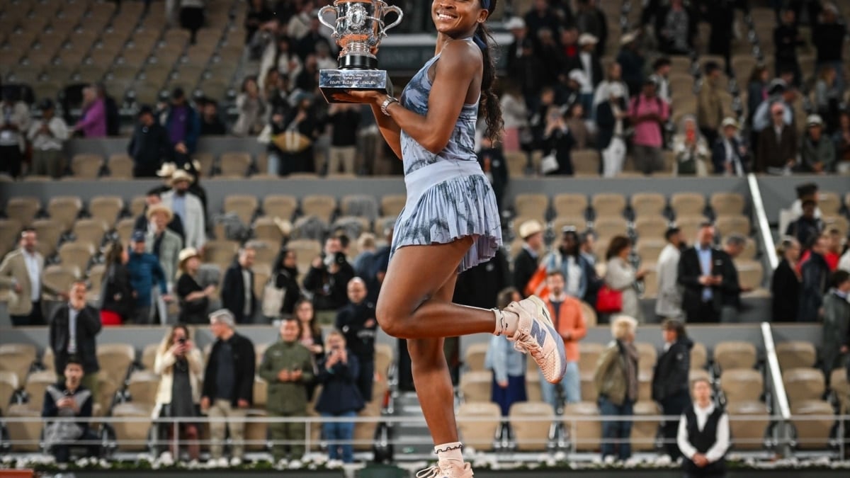 Quién es Coco Gauff, subcampeona en Roma y campeona de Roland Garros 2025 a sus 21 años