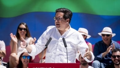 El PSOE y sus socios de Gobierno hablan de "pinchazo" del PP: "Ha llenado la Plaza de España de insultos y de odio, pero no de gente"