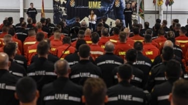La UME se despliega en Aragón para ayudar a los municipios afectados por las inundaciones