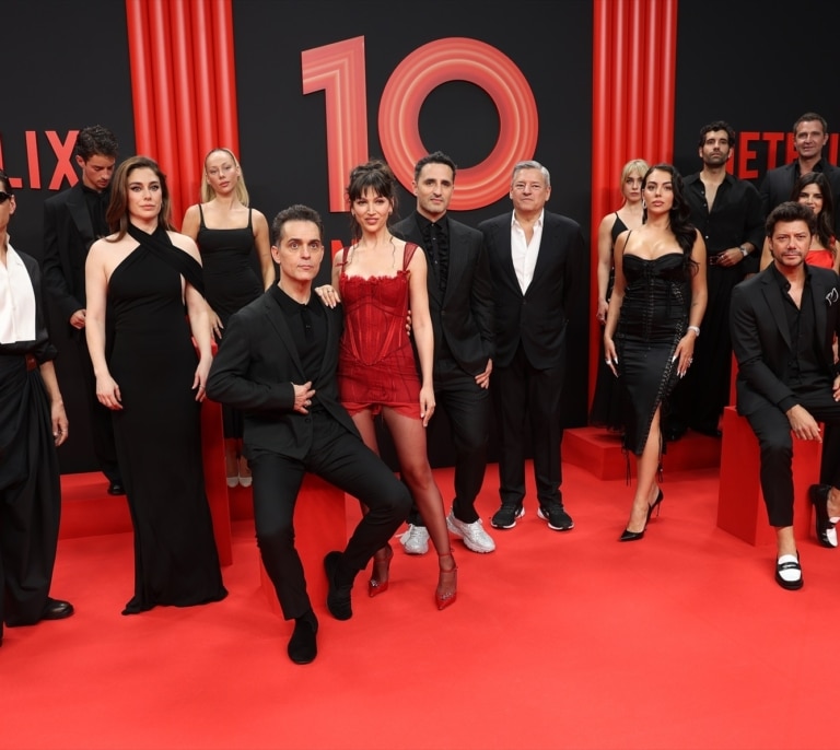 De Georgina Rodríguez a Belén Esteban: la alfombra roja por los diez años de Netflix en España