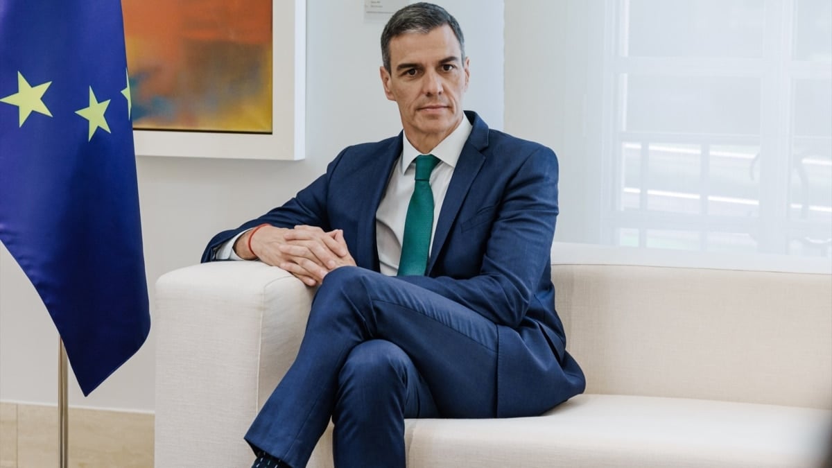 Pedro Sánchez, en La Moncloa.