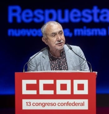 Pepe Álvarez (UGT) ve "ejemplar" la actuación de Sánchez frente al "escándalo [...]