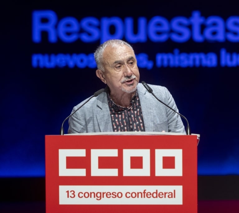 Pepe Álvarez (UGT) ve "ejemplar" la actuación de Sánchez frente al "escándalo mayúsculo" del 'caso Koldo'