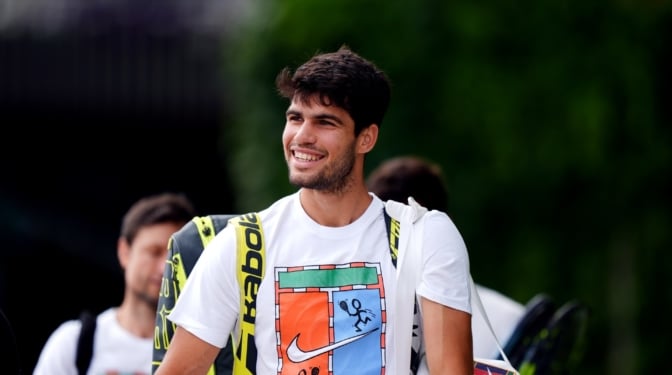 Alcaraz vs Fognini: dónde y cuándo ver el primer partido del español en Wimbledon 2025