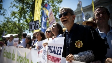 Jueces y fiscales comienzan mañana una huelga de tres días contra las reformas de la 'ley Bolaños'
