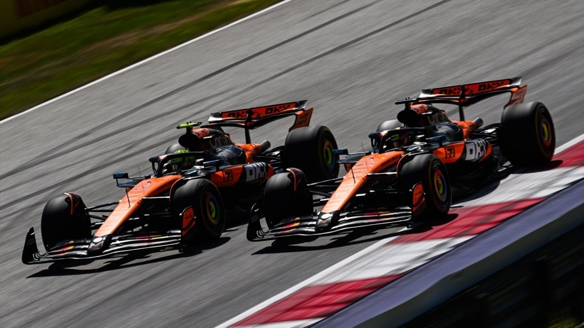 Crónica Grand Prix Formula 1 Austria: Norris lidera el doblete de McLaren en Red Bull Ring y Fernando Alonso termina séptimo