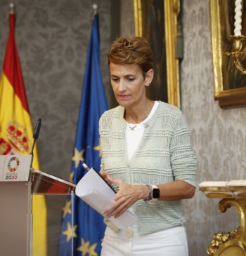 Chivite dice sentirse "profundamente traicionada" por Cerdán y UPN exige su dimisión