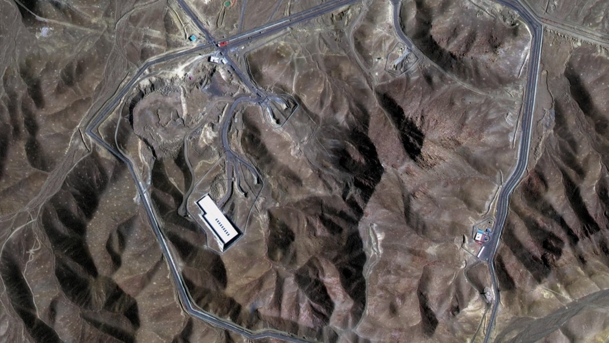 La planta nuclear de Fordow en Irán