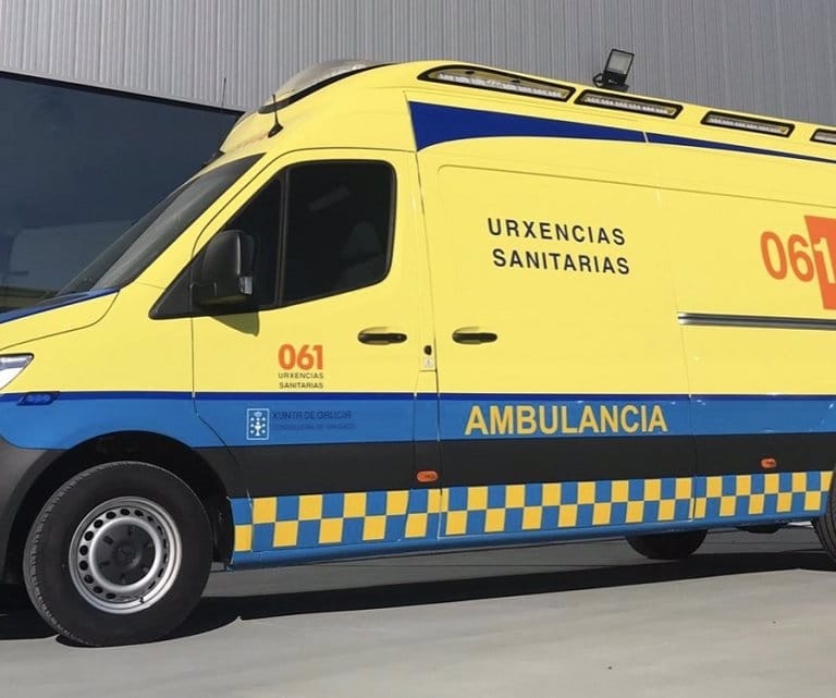 Muere una persona al chocar su coche con un autobús en Salvaterra de Miño
