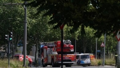 Controlado incendio en la fábrica de LEA en Vitoria-Gasteiz después de seis horas
