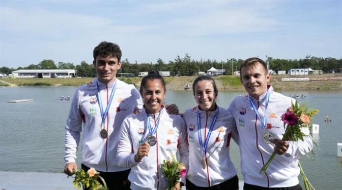 España cierra el Europeo de sprint olímpico con un total de doce medallas
