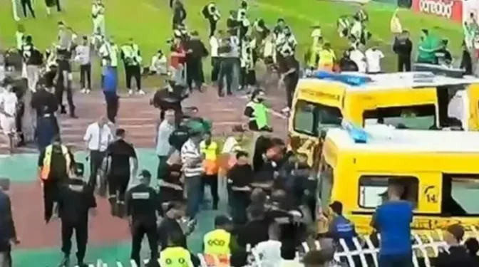 Tres muertos y 70 heridos tras incidente en estadio de fútbol en Argel