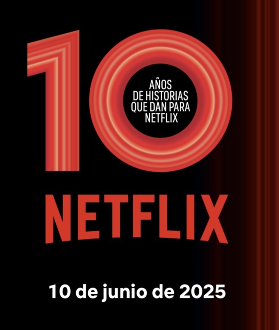 Cartel del 10 aniversario de Netflix