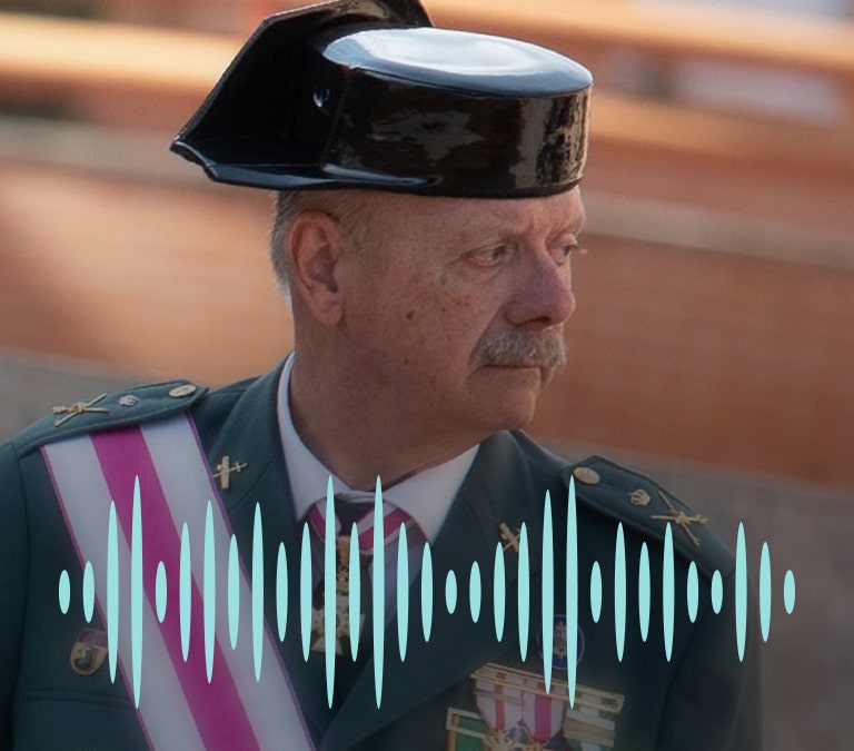 El general Garrido (Guardia Civil): "Lo que ha aparecido de la señora Leire Díez yo nunca lo había visto antes"