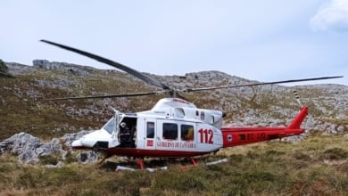 Evacuada en helicóptero una mujer herida tras caer de un caballo en Abiada (Cantabria)