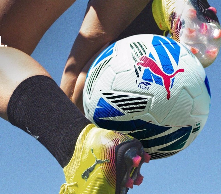 Liga F y PUMA lanzan balón oficial inspirado en motorsport para la temporada