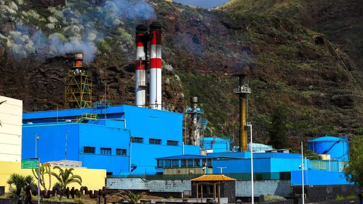 Imagen de archivo de la central eléctrica de Los Guinchos, en La Palma