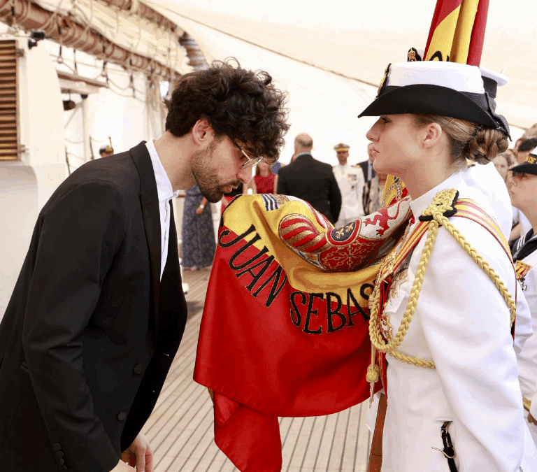 Leonor en Nueva York: jura de bandera a orillas del Hudson