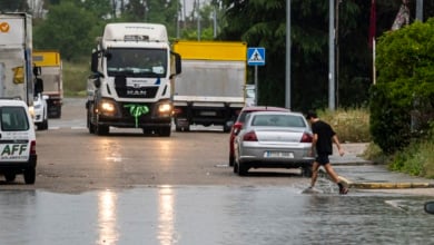 Una DANA bajará el miércoles las temperaturas y dejará chubascos en la península