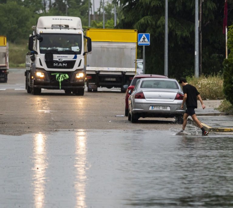 Una DANA bajará el miércoles las temperaturas y dejará chubascos en la península