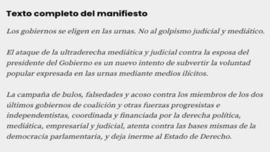 Habrá que firmar otro manifiesto "contra el golpismo mediático y judicial"