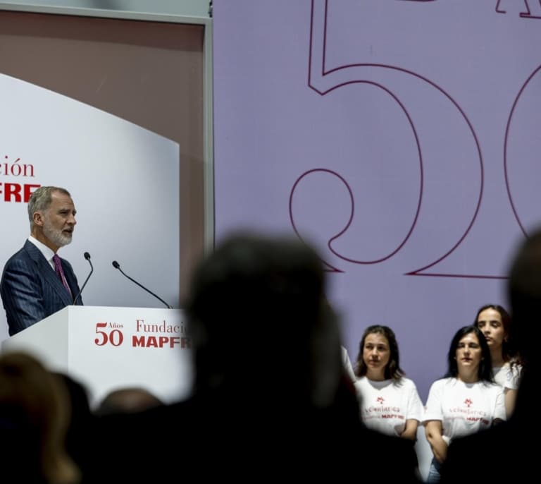 Felipe VI destaca el compromiso social de Fundación Mapfre en su 50º aniversario