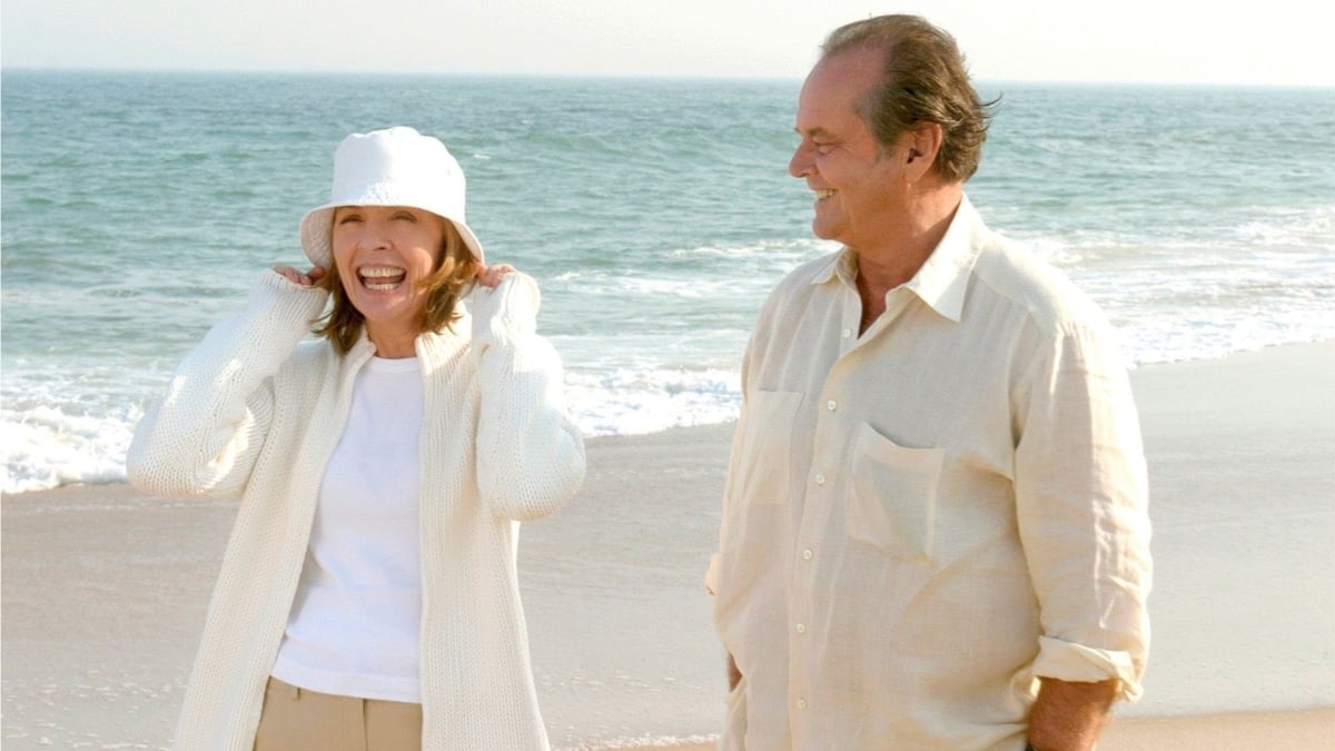 Diane Keaton y Jack Nicholson en la película