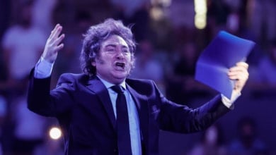 Milei modera sus alusiones contra Sánchez en su vuelta a Vistalegre