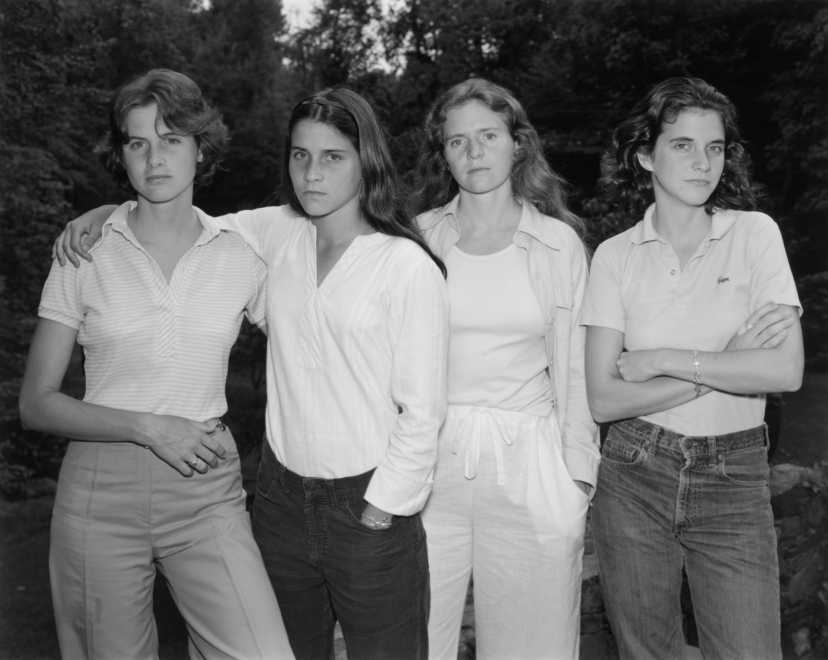 'The Brown Sisters' [Las Hermanas Brown], 1975. Plata en gelatina