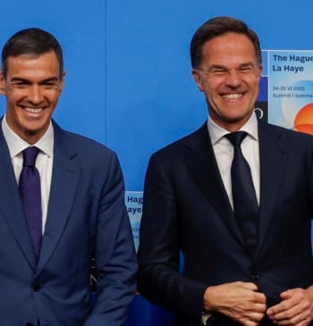 Rutte sobre los cálculos de Sánchez: "Cree que puede cumplir los objetivos [...]