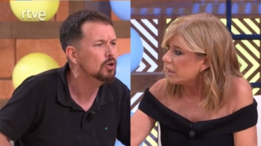 Pablo Iglesias, a Esther Palomera: "Tú me dijiste que Ana Rosa te había sacado de la mesa"