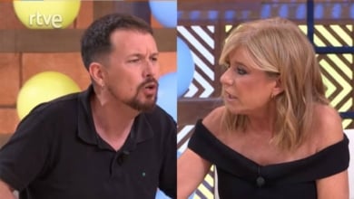 Pablo Iglesias, a Esther Palomera: "Tú me dijiste que Ana Rosa te había sacado de la mesa"