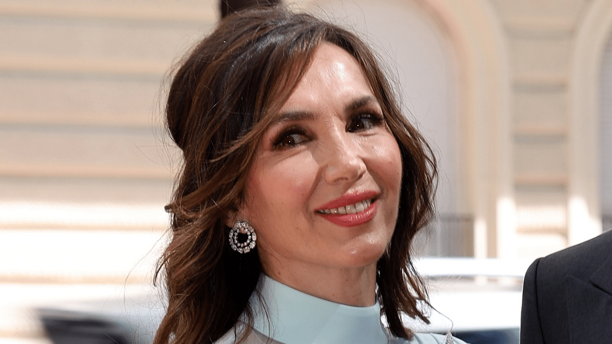 Paloma Lago, el día de la boda de su hijo.