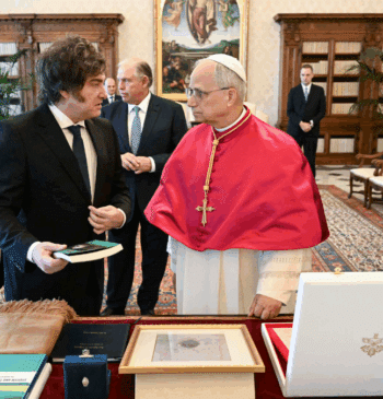 Milei se reconcilia con el Vaticano antes de 'actuar' en Madrid