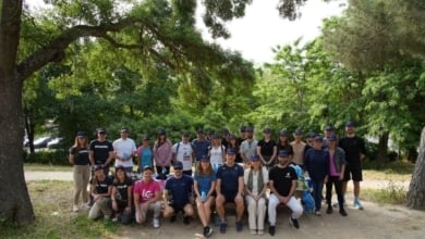 Nueve empresas suecas participan en el primero 'plogging' en la Casa de Campo de Madrid