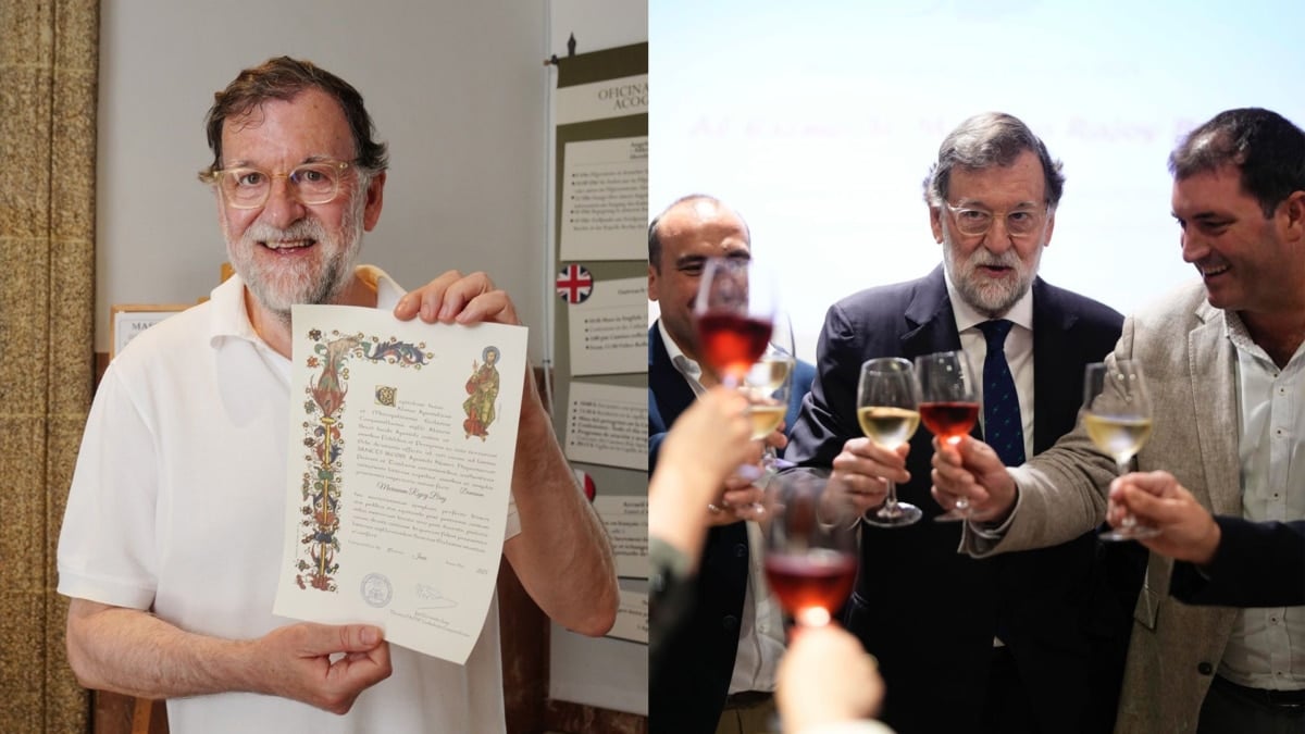 Rajoy, del Camino de Santiago a ser homenajeado por el sector vinícola: "El vino nos vuelve a todos más humanos"