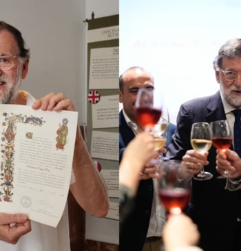 Rajoy, del Camino de Santiago a ser homenajeado por el sector vinícola: [...]